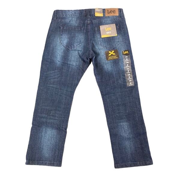 Lee Boys Slim Fit Tapered Leg Jeans Husky Size 8 - Picture 2 of 9